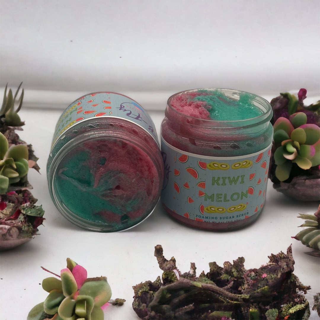 Kiwi Melon Foaming Sugar Scrub