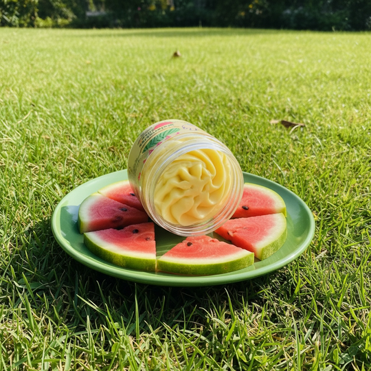 Watermelon Slice-Whipped Body Butter