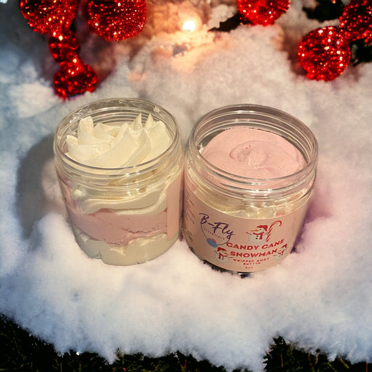 Candy Cane Snowman- Whipped Body Butter