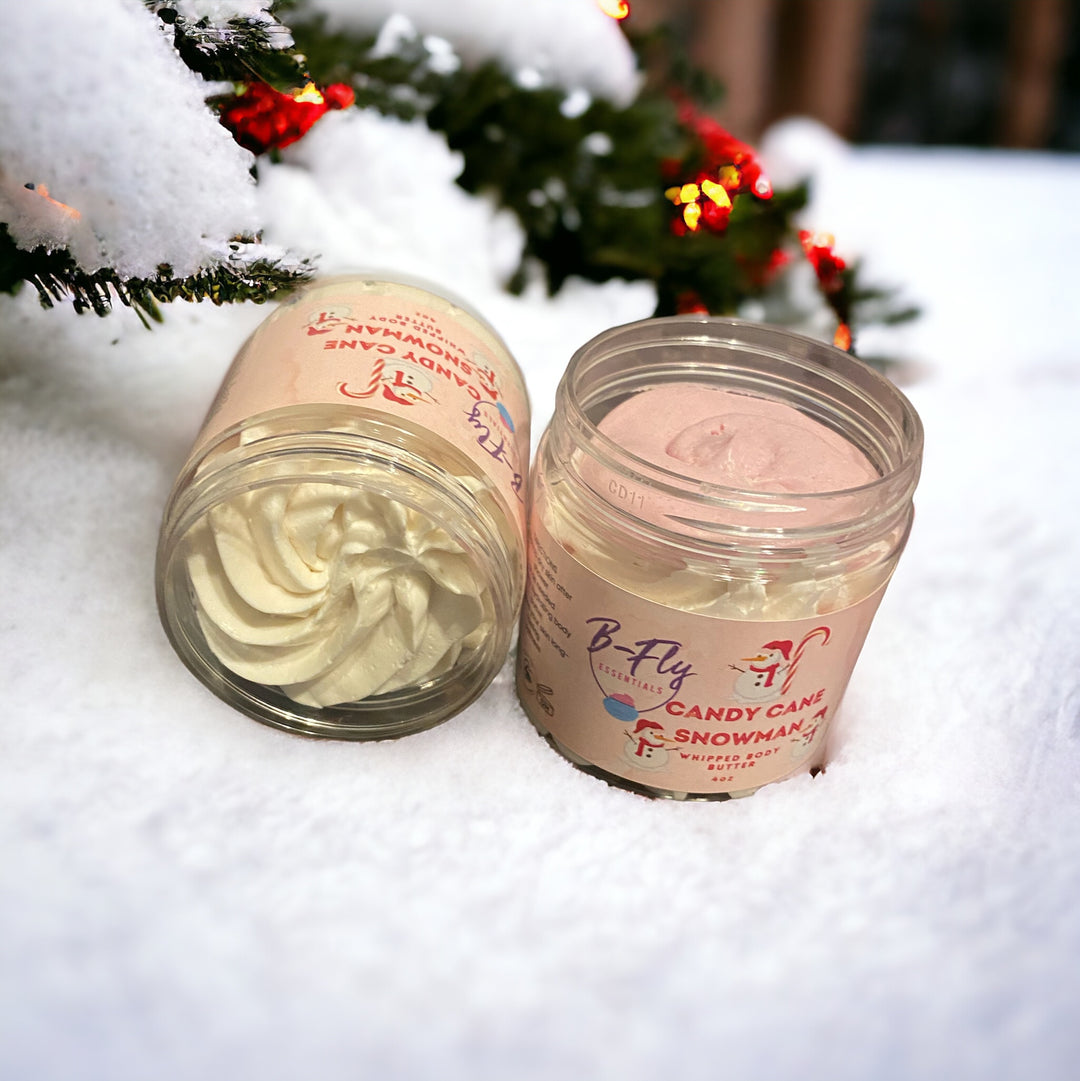 Candy Cane Snowman- Whipped Body Butter